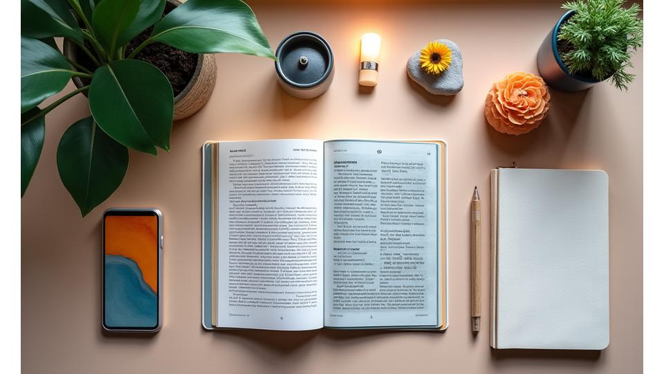 Una collezione di libri, tablet e quaderni aperti su un tavolo, che simboleggiano la condivisione di risorse e apprendimento