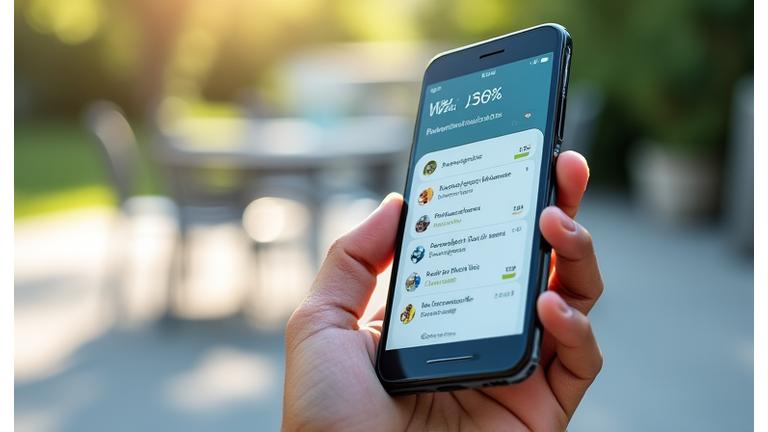 Uno screenshot di un'app di benessere AlbaVita che mostra raccomandazioni dinamiche in tempo reale, come 'Passeggiata di 20 min' e 'Ricetta Smoothy Detoxing', che si adattano a un profilo utente simulato, visualizzato su uno smartphone moderno.