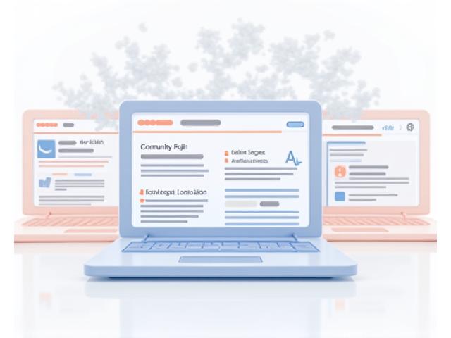 Interfaccia utente digitale che mostra varie funzionalità AlbaVita come blog, corsi, coaching, evidenziando integrazioni con servizi di terze parti.
